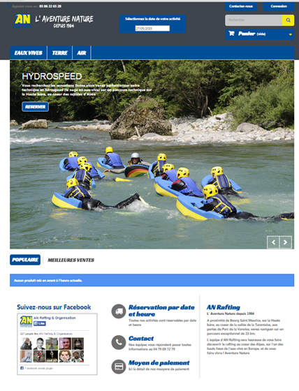 Mes créations web: An-Rafting